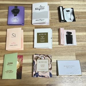 9 women’s fragrance samples